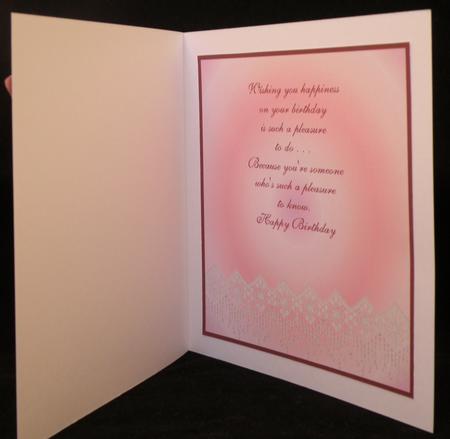 8 Inch Insert - Female Birthday 6 by Suzi Cooper
