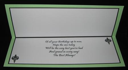 Large Dl Card Insert - Birthday 4 by Suzi Cooper