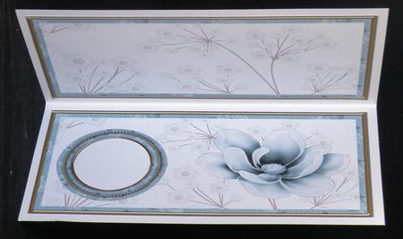 Blue Magnolia Dl Insert Panels by Suzi Cooper