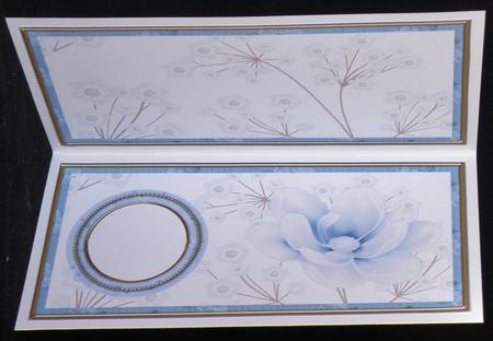 Teal Magnolia Dl Insert Panels by Suzi Cooper