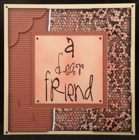 8 x 8 Fun and Funky Animal Print Scalloped Corner Topper by Suzi Cooper
