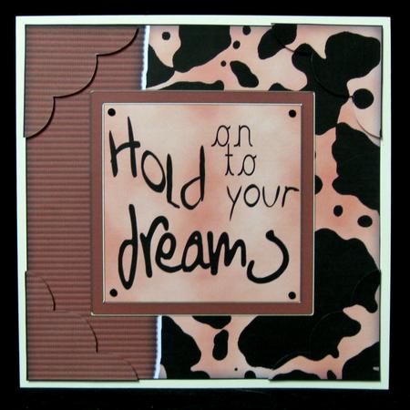 8 x 8 Fun and Funky Animal Print Scalloped Corner Topper by Suzi Cooper