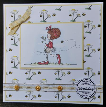 Daisies Bees and Butterfly Paper Mix by Suzi Cooper