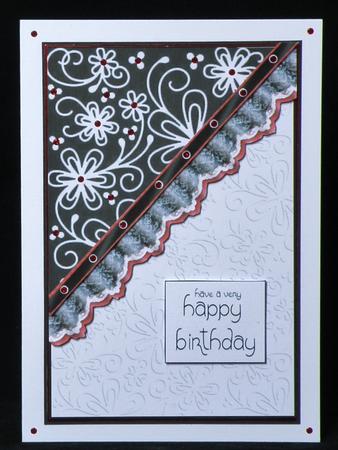 Black and White Collection Lace by Suzi Cooper