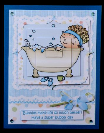 Bubbles in the Bath Pyramid by Suzi Cooper