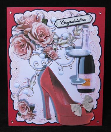 Female Shoe Card by Suzi Cooper