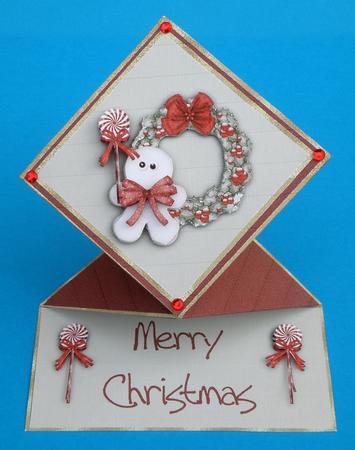 Christmas Cand Diamond Top Card by Suzi Cooper