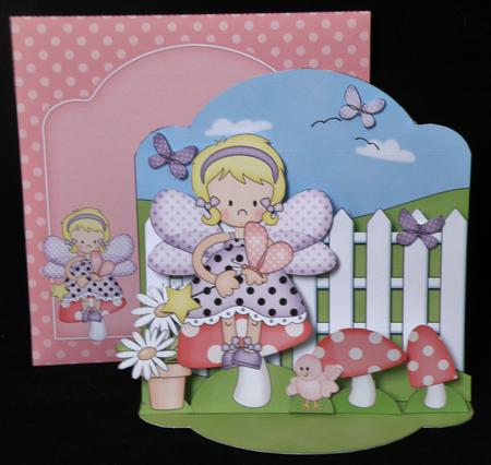 3D Fiz Fairy Pop Up Front Card Kit by Suzi Cooper