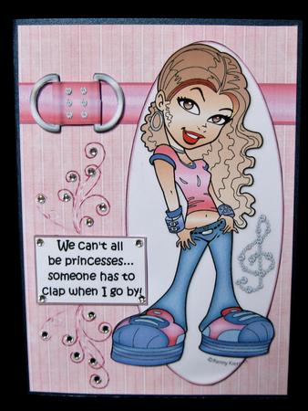 Teen Diva is a Princess Quick Card by Suzi Cooper
