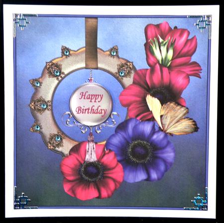 Anemone Heaven 8x8 Topper Sheet by Suzi Cooper