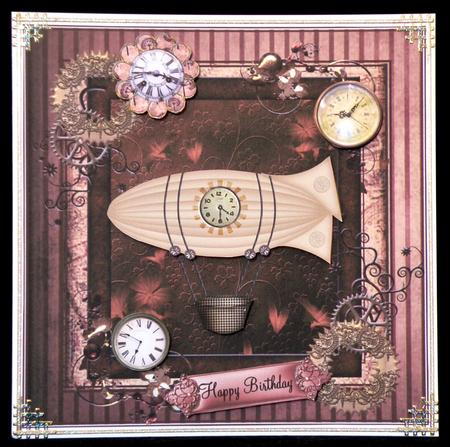 Masculine Steampunk Style Air Ship by Suzi Cooper