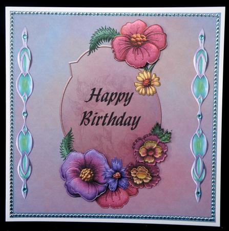 Floral Birthday 2 by Suzi Cooper