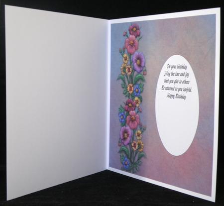 Floral Birthday 2 by Suzi Cooper