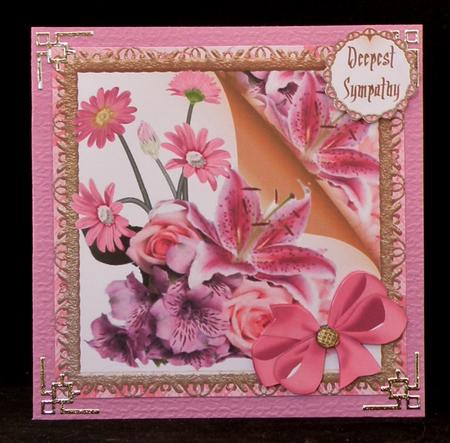 Pink Flower Arrangement for Birthday Sympathy Any Occasion by Suzi Cooper