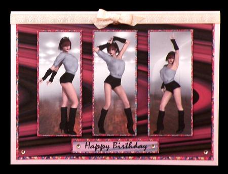 Dance Studio Triptych - Strike a Pose - What a Feeling by Suzi Cooper