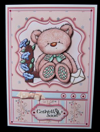 Special Note from Bear Card Topper & Decoupage by Suzi Cooper