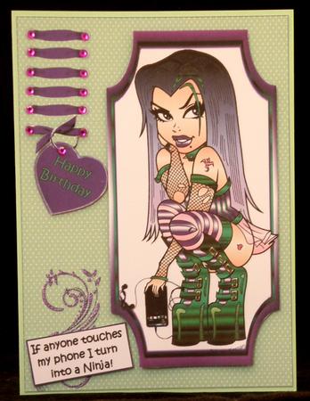 The Teen Diva is a Ninja Quick Card by Suzi Cooper