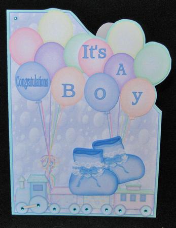 Baby Boy Over the Corner by Suzi Cooper