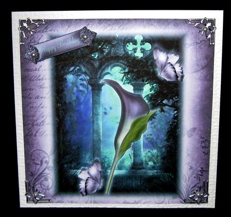 Beautiful Enchanted Lily and Flutters Topper by Suzi Cooper
