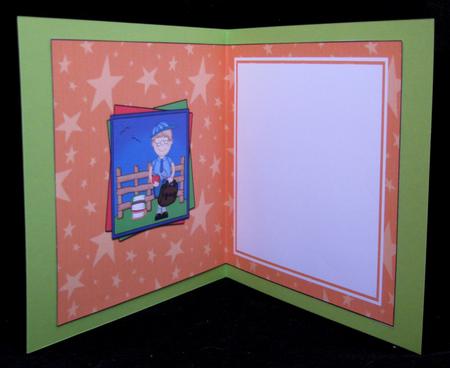 Schoolboy Zeke Matching Square Insert by Suzi Cooper