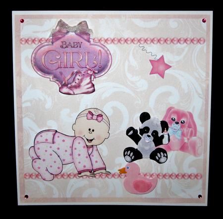 Baby Girl with Toys by Suzi Cooper