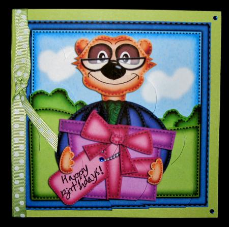 Frank Meerkat's Present Shell Edged Corner Stacker by Suzi Cooper