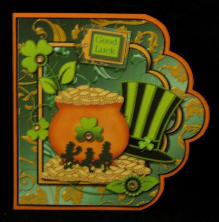 St. Patrick's Day or Good Luck - Double Scallop by Suzi Cooper