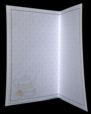 Afternoon Tea in Lemon Card Insert by Suzi Cooper