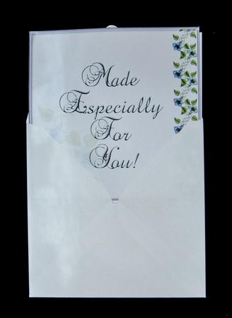 Floral Card Protector Morning Glory 8x8 by Suzi Cooper
