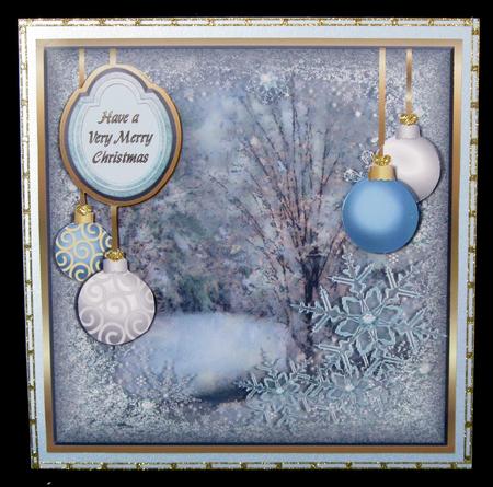 Winter Wonderland 1 - 8x8 Quick Card by Suzi Cooper