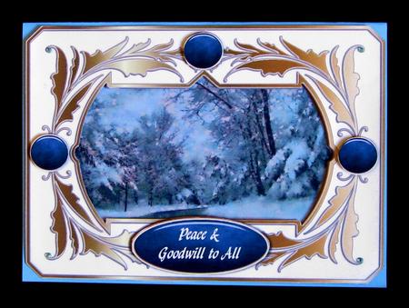 What a Wonderful World - Framed Aperture Card by Suzi Cooper
