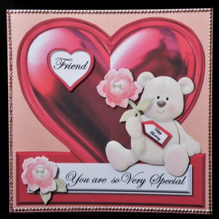 Beary Special - Shaped Card - Friend or Nannie by Suzi Cooper