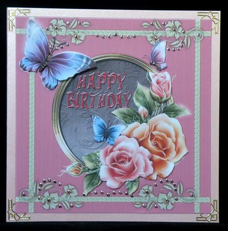 Rosy Roses Happy Birthday by Suzi Cooper