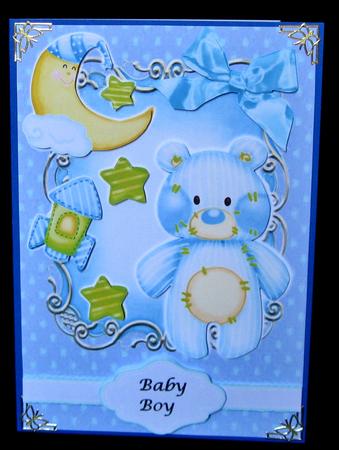 Lovely Baby Boy Teddy Bear by Suzi Cooper