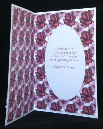Deep Pink Rose Insert by Suzi Cooper