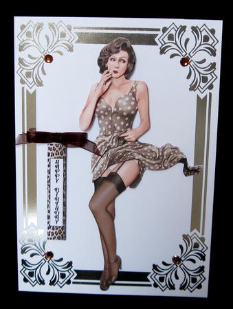 Portrait Matching Happy Birthday Sentiment Tags by Suzi Cooper