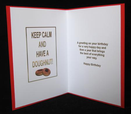 Keep Calm and Have a Doughnut Insert by Suzi Cooper