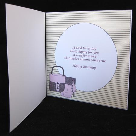 Handbag and Boots Insert by Suzi Cooper