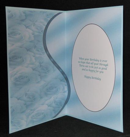 Aqua Roses Insert 2 by Suzi Cooper