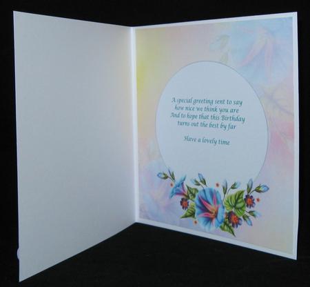 Floral Insert 8 Inch by Suzi Cooper
