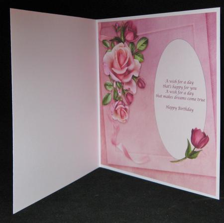 Moonbean Roses 8 Inch Insert by Suzi Cooper