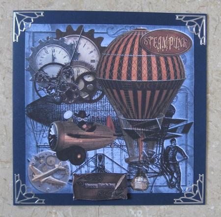 The Age of Fying Steampunk Easy& Quick Topper by Suzi Cooper