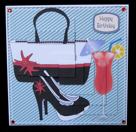 Bag, Shoes & Cocktail 8x8 Mini Kit by Suzi Cooper