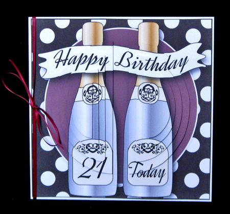 Birthday Champagne 21 Today Mini Kit by Suzi Cooper