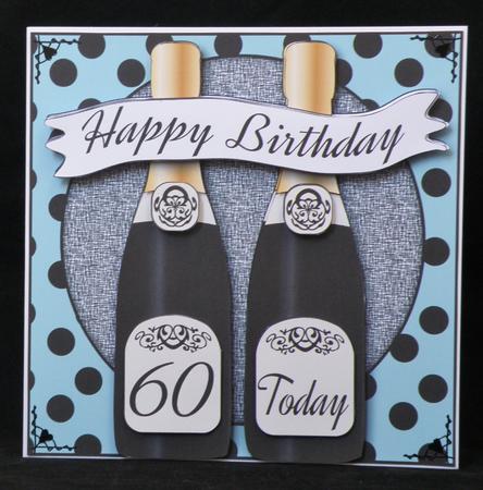 Birthday Champagne 60 Today Mini Kit by Suzi Cooper