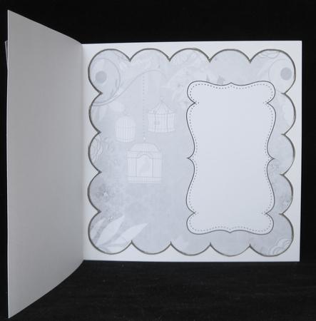 Silver Birdcage Plain 8in Scallop Insert Panel by Suzi Cooper