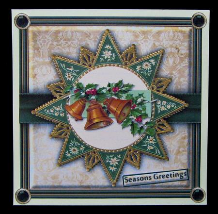 Christmas Bells & Holly 8x8 Mini Kit by Suzi Cooper