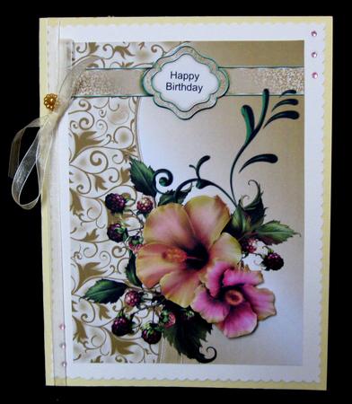 Hibiscus and Berries by Suzi Cooper