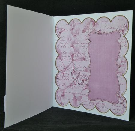 Cerise Sweetpea Coloured 8in Scallop Insert Panel by Suzi Cooper