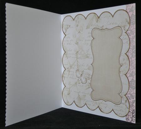 Cream Sweetpea Coloured 8in Scallop Insert Panel by Suzi Cooper
